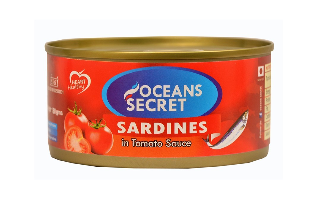 Oceans Secret Sardines In Tomato Sauce    Tin  180 grams